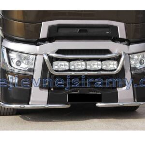 Přední ochranné nerezové rohy s LED osvětlením pro RENAULT T 2014