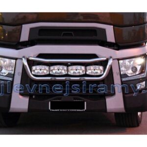 Přední ochranný nerezový rám s LED osvětlením pro RENAULT T 2014