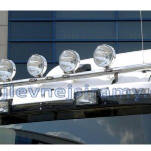 Horní ochranný nerezový rám s LED osvětlením na 4 přídavná světla pro SCANIA R SERIE 2009