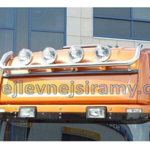 Horní ochranný nerezový rám na 4 přídavná světla pro SCANIA R SERIE 2009