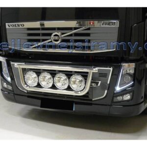 Přední ochranný nerezový rám na 4 přídavná světla pro VOLVO FH 2008-2013