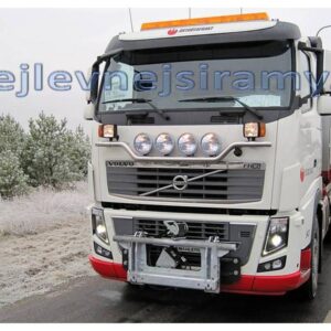 Přední ochranný nerezový rám-tyč na 4 přídavná světla pro VOLVO FH 2008-2013