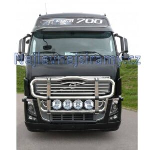 Velký ochranný nerezový rám na přídavná světla pro VOLVO FH 2008-2013