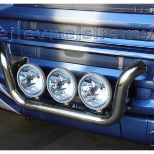 Přední ochranný nerezový rám na 3 přídavná světla pro VOLVO FH 2008-2013