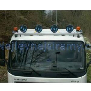 Horní nerezový rám na přídavná světla pro VOLVO FH 2008-2013