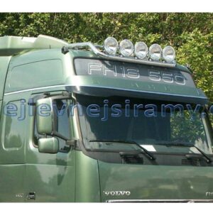 Horní nerezový rám na 5 přídavných světel pro VOLVO FH 2008-2013