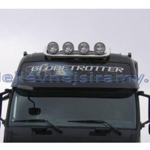 Horní malý nerezový rám na 4 přídavná světla pro VOLVO FH 2008-2013