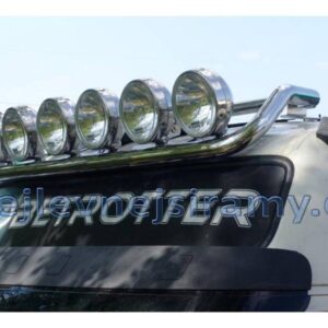 Horní nerezový rám na 6 přídavných světel pro VOLVO FH 2008-2013