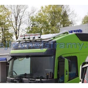 Horní nerezový rám s LED osvícením pro Volvo FH 2013